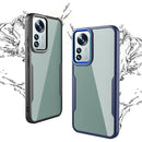 For Xiaomi 12 Pro Transparent Acrylic + TPU Phone Case(Red)