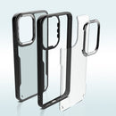 For Xiaomi 12 Pro Transparent Acrylic + TPU Phone Case(Red)