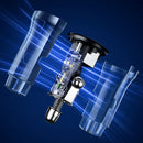 USAMS US-CC164 C32 30W Transparent Dual Port Mini Car Charger(Black)
