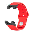For Amazfit T-Rex / T-Rex Pro / Ares Silicone Reverse Buckle Watch Band(Red)