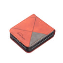 For Samsung Galaxy Z Flip4 Rhombus Texture Leather Phone Case(Brown)