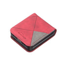 For Samsung Galaxy Z Flip4 Rhombus Texture Leather Phone Case(Red)