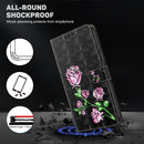 For Nokia G11 / G21 3D Painted Leather Phone Case(Rose)