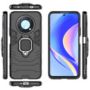 For Huawei nova Y90/Enjoy 50 Pro Shockproof PC + TPU Protective Case with Magnetic Ring Holder(Black)