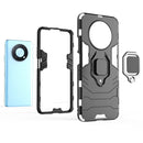For Huawei nova Y90/Enjoy 50 Pro Shockproof PC + TPU Protective Case with Magnetic Ring Holder(Red)
