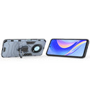 For Huawei nova Y90/Enjoy 50 Pro Shockproof PC + TPU Protective Case with Magnetic Ring Holder(Navy Blue)