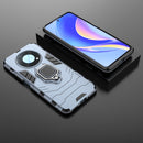 For Huawei nova Y90/Enjoy 50 Pro Shockproof PC + TPU Protective Case with Magnetic Ring Holder(Navy Blue)