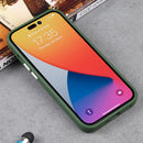 For iPhone 14 Pro Two-color Shield TPU + PC Phone Case(Dark Green)