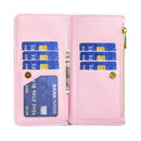 For Samsung Galaxy Z Fold4 Diamond Lattice Zipper Wallet Leather Flip Phone Case(Pink)