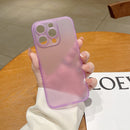 For iPhone 14 Frosted PP Phone Case (Purple)