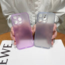 For iPhone 14 Frosted PP Phone Case (Sierra Blue)