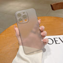 Frosted PP Phone Case For iPhone 14 Pro(Grey)