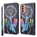 For Samsung Galaxy M13 4G / A23 / M23 5G 3D Painted Leather Phone Case(Colorful Dreamcatcher)