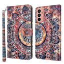 For Samsung Galaxy M13 4G / A23 / M23 5G 3D Painted Leather Phone Case(Colorful Mandala)