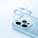 For iPhone 14 Acrylic Transparent PC Phone Case (Sierra Blue)
