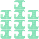 For Samsung Galaxy S20 Ultra 5G SM-G988B 10pcs Battery Adhesive Tape Stickers