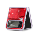 For Samsung Galaxy Z Flip4 Laser Skin PC Phone Case (Red)