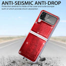 For Samsung Galaxy Z Flip4 Laser Skin PC Phone Case (Red)