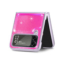 For Samsung Galaxy Z Flip4 Laser Skin PC Phone Case (Pink)