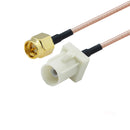 20cm Antenna Extension RG316 Coaxial Cable(SMA Male to Fakra B Male)