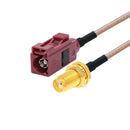 20cm Antenna Extension RG316 Coaxial Cable(SMA Female to Fakra D Female)