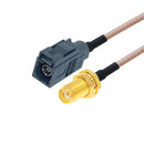 20cm Antenna Extension RG316 Coaxial Cable(SMA Female to Fakra G Female)