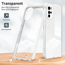 For Motorola Moto G22 3 in 1 Clear TPU Color PC Frame Phone Case(White)