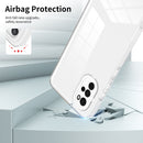 For Motorola Moto G22 3 in 1 Clear TPU Color PC Frame Phone Case(White)