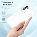 For Motorola Moto G52 3 in 1 Clear TPU Color PC Frame Phone Case(White)