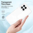 For Honor X8 3 in 1 Clear TPU Color PC Frame Phone Case(White)