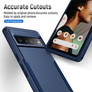 For Google Pixel 7 Pro Pioneer Armor Heavy Duty PC + TPU Phone Case(Blue)