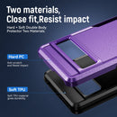 For Google Pixel 7 Pro Pioneer Armor Heavy Duty PC + TPU Phone Case(Purple+Black)