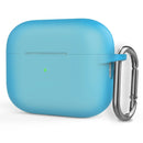 Silicone Thickening Wireless Earphone Protective Case with Hook For AirPods Pro 2(Luminous)