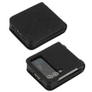 For Samsung Galaxy Z Flip4 3D Embossed Leather Phone Case(Black)