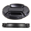 40.5mm Center Pinch Camera Lens Cap for Canon(Black)