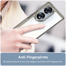 For Honor 70 5G Colorful Series Acrylic + TPU Phone Case(Transparent Grey)