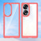 For Honor 70 5G Colorful Series Acrylic + TPU Phone Case(Red)