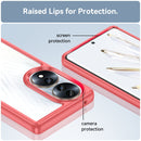 For Honor 70 5G Colorful Series Acrylic + TPU Phone Case(Red)
