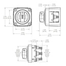 6008 Blue Sea Systems M-Series 300 Amp Battery Power Off Switche