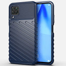 For Huawei P40 Lite Thunderbolt Shockproof TPU Soft Case(Dark Blue)
