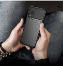 For Huawei P40 Lite Thunderbolt Shockproof TPU Soft Case(Dark Blue)