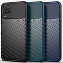 For Huawei P40 Lite Thunderbolt Shockproof TPU Soft Case(Dark Blue)