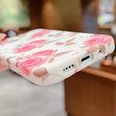 For iPhone 14 Pro Small Floral TPU Phone Case(Light Purple)