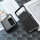 For Samsung Galaxy Z Flip4 5G IMAK Ruiyi Series Carbon Brazing TPU Phone Case(Black)