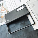For Samsung Galaxy Z Fold4 5G IMAK Ruiyi Series Carbon Brazing TPU Phone Case(Black)