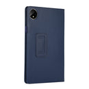 For Huawei MatePad Pro 11 inch 2022 Litchi Texture Leather Tablet Case with Holder(Dark Blue)