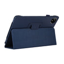 For Huawei MatePad Pro 11 inch 2022 Litchi Texture Leather Tablet Case with Holder(Dark Blue)