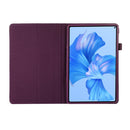 For Huawei MatePad Pro 11 inch 2022 Litchi Texture Leather Tablet Case with Holder(Purple)
