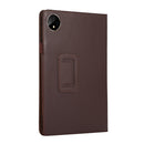 For Huawei MatePad Pro 11 inch 2022 Litchi Texture Leather Tablet Case with Holder(Brown)