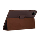 For Huawei MatePad Pro 11 inch 2022 Litchi Texture Leather Tablet Case with Holder(Brown)